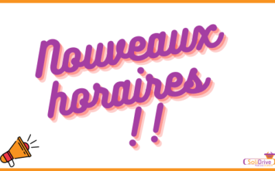 Nouveaux Horaires !!!