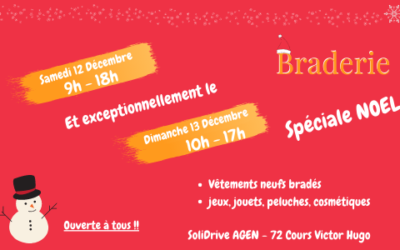 BRADERIE Spéciale NOEL