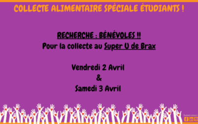 Collecte alimentaire spéciale étudiants